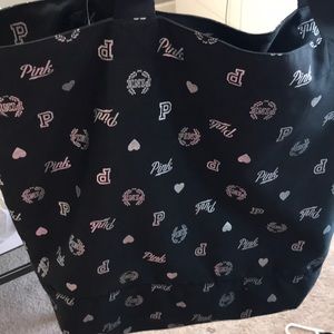 Black pink bag